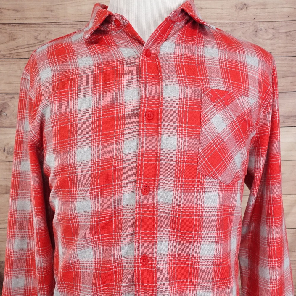 ARKANSAS STATE UNIVERSITY UNDER ARMOUR RED PLAID BUTTON DOWN SHIRT MENS L